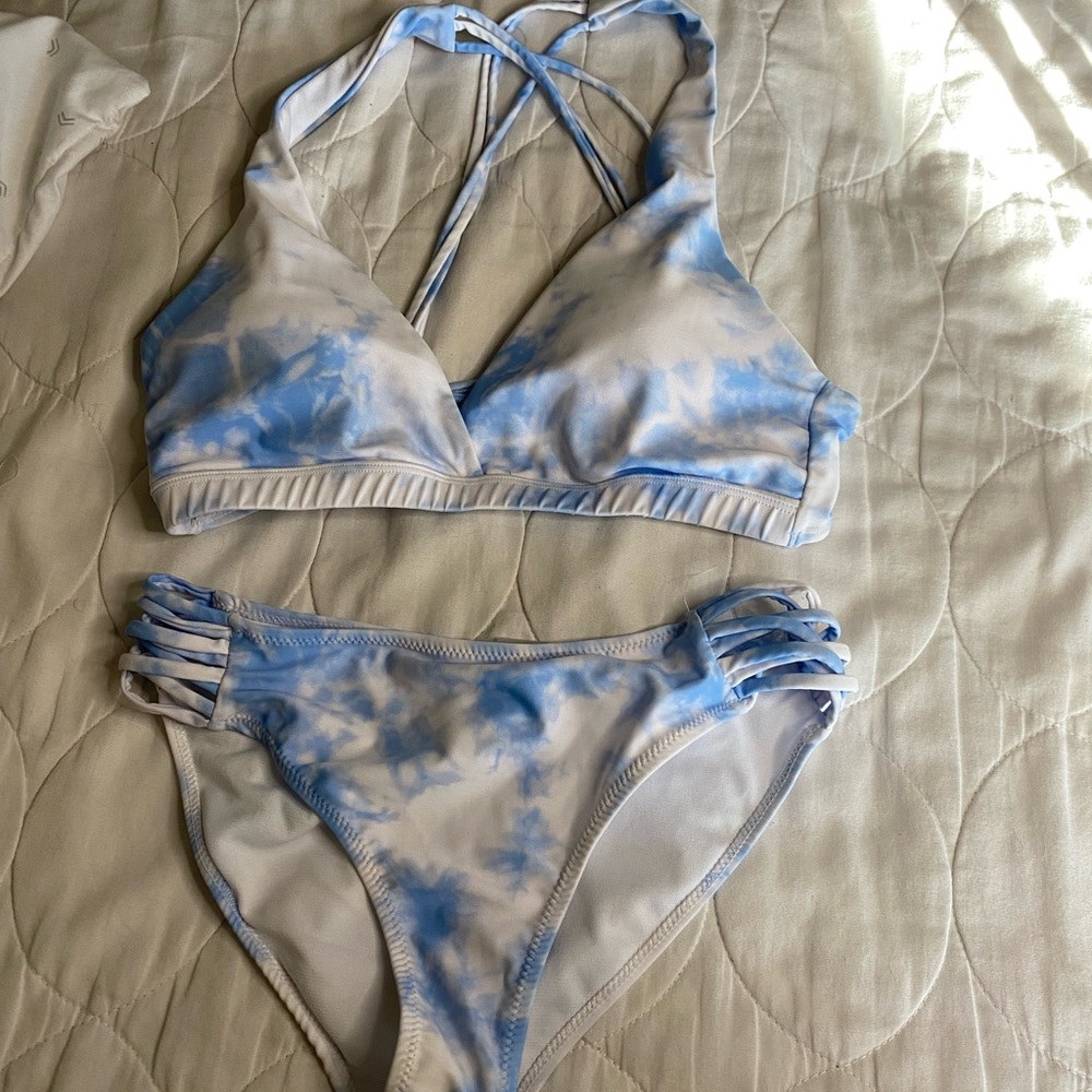 Blue Tye Dye Bikini